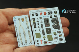 Quinta Studio QD32217 P-40N early 3D-Printed colored Interior on decal paper (Hasegawa/Eduard) 1/32 – image 3