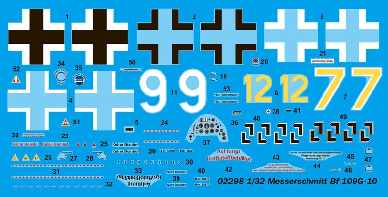 Trumpeter 02298 Messerschmitt Bf 109G-10 1/32 – image 4