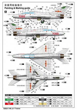 Trumpeter 02824 JJ-7 Trainer 1/48 – Bild 3