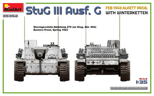 Mini Art 35362 StuG III Ausf. G FEB 1943 ALKETT PROD. WITH WINTERKETTEN 1/35 – image 10