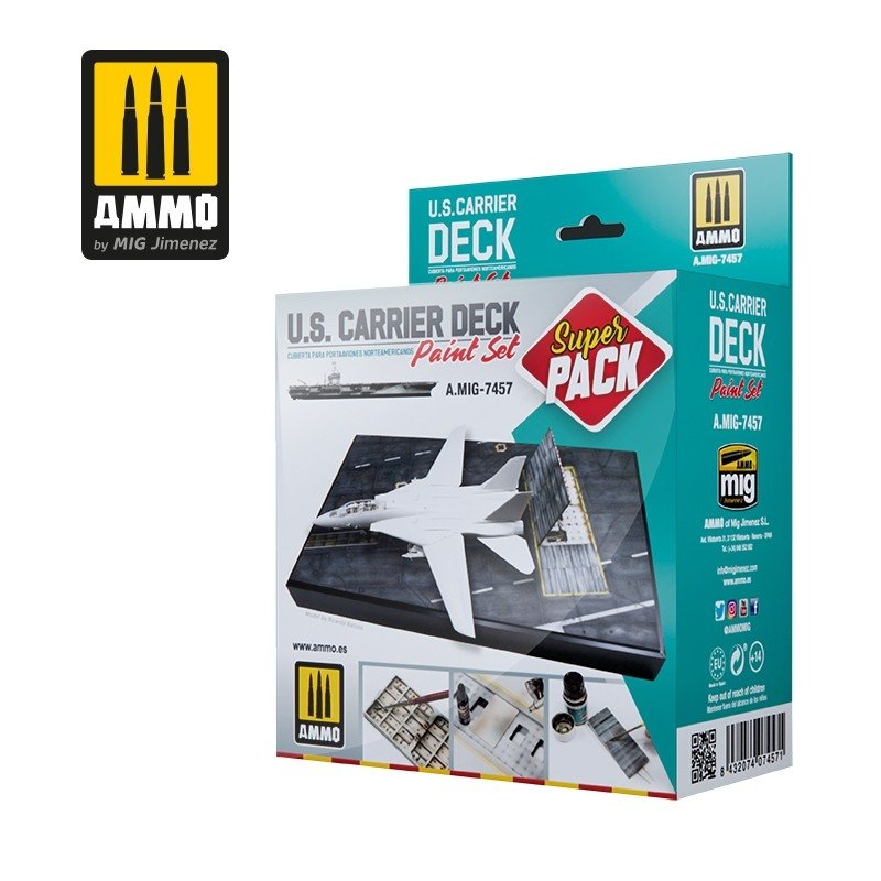 AMMO of Mig Jimenez 7457 US Carrier Deck Paint Super Pack Set – image 2