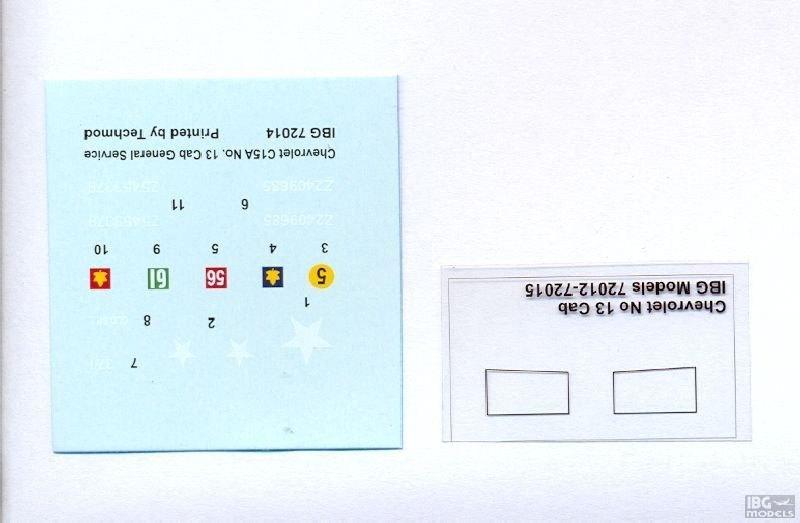 IBG 72014 Chevrolet C15A No.13 Cab General Service 1/72 – image 4