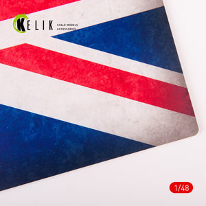 KELIK KS48030 United Kingdom Flag - Acrylic 3 mm (410 x 270 mm) (410 g) 1/48 – image 3