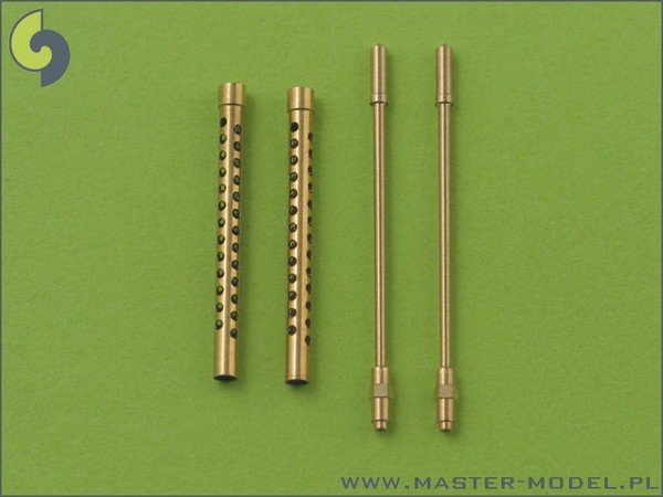 Master AM-32-010 Browning AN/M2 aircraft .30 caliber (7.62mm) barrels (2pcs) (1/32)