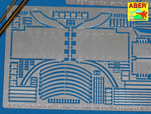 Aber 35K12 Pz.Kpfw. VI, Ausf.B (Sd.Kfz. 182) King Tiger (Henschel Turret) 1/35 – obrázek 2