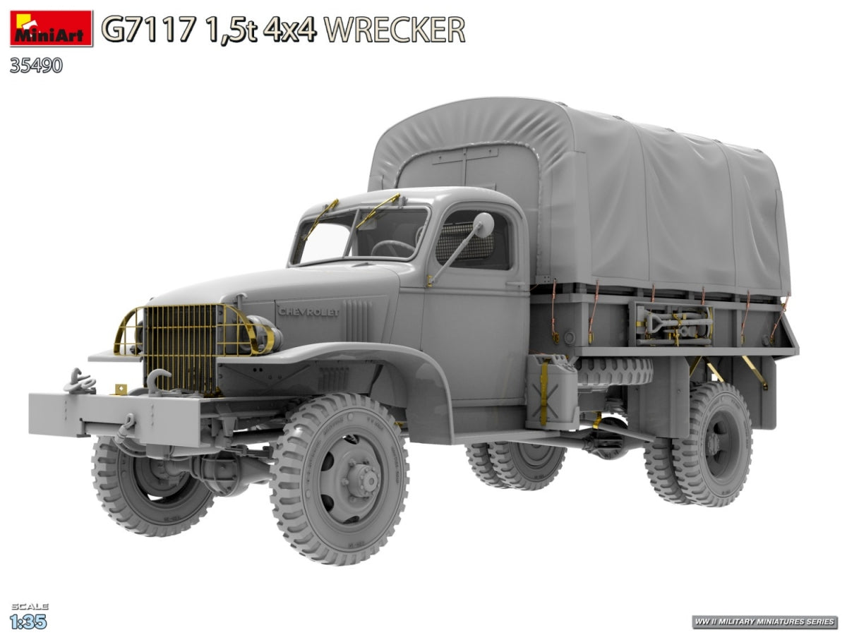 MiniArt 35490 G7117 1.5t 4x4 Wrecker 1/35 – image 4