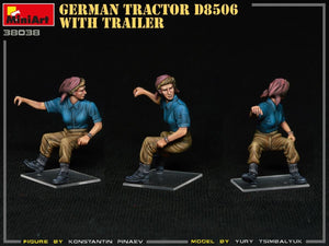 MiniArt 38038 German Tractor D8506 with trailer 1/35 – obrázek 13