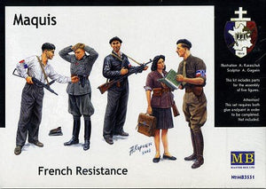 Master Box 3551 Maquis, French Resistance (1/35)