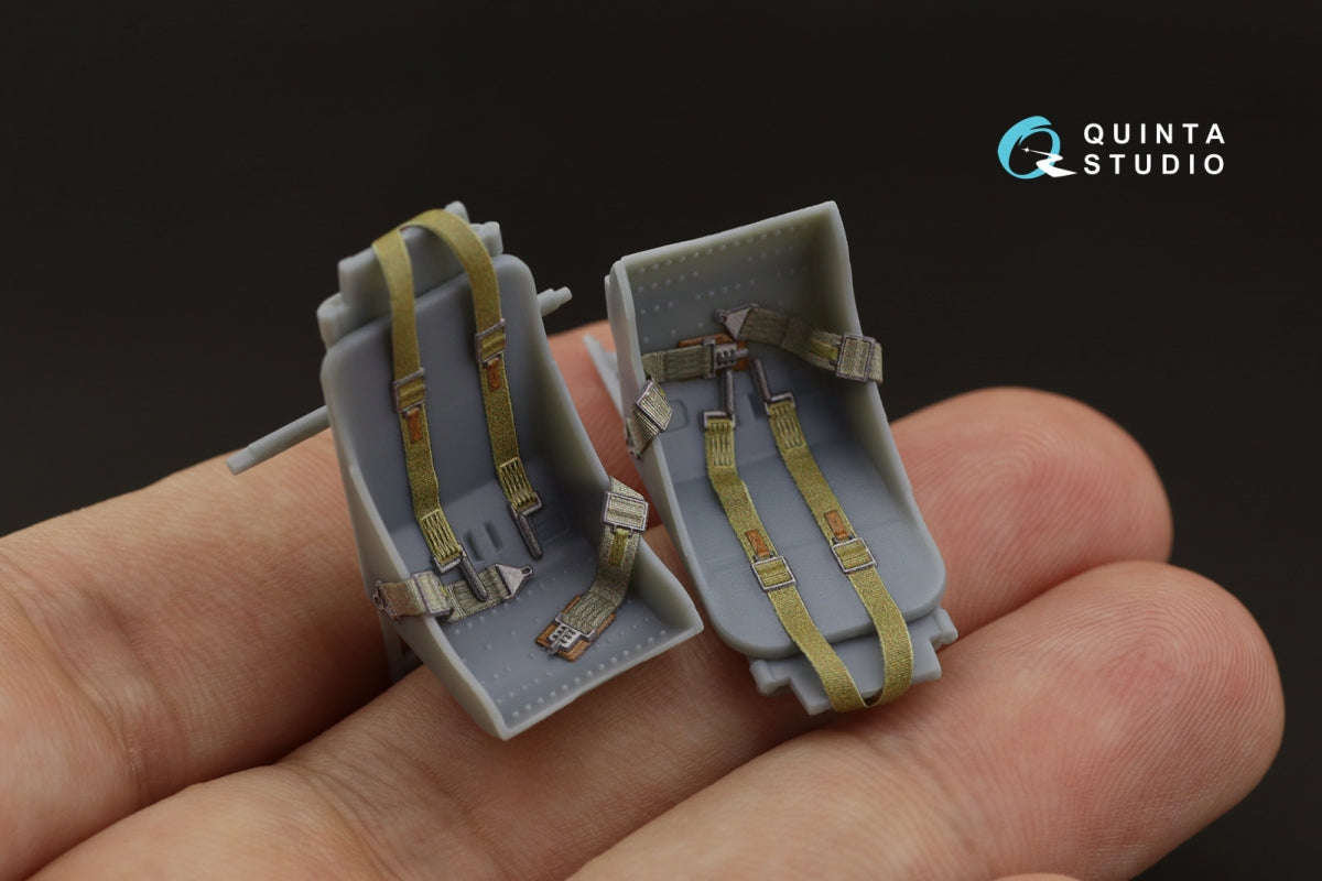 Quinta Studio QD32102 T-6G 3D-Printed colored Interior on decal paper (Kitty Hawk) 1/32 – immagine 8
