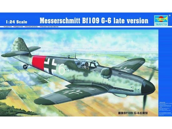 Trumpeter 02408 Messerschmitt Bf109 G-6 version tardive 1/24