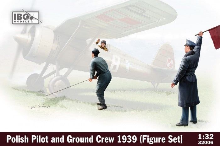 IBG 32006 Polish Pilot and Ground Crew 1939 Figure Set 1/32