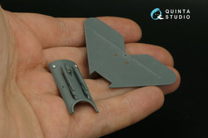Quinta Studio QD48298 Fokker EV-DVIII 3D-Printed &amp;amp; colored Interior on decal paper (Eduard) 1/48 – immagine 9