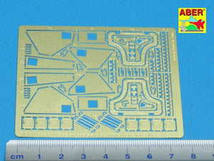 Aber 35A030 Side storage compartment handles for Puma (Sd.Kfz.234) (1/35) – image 2