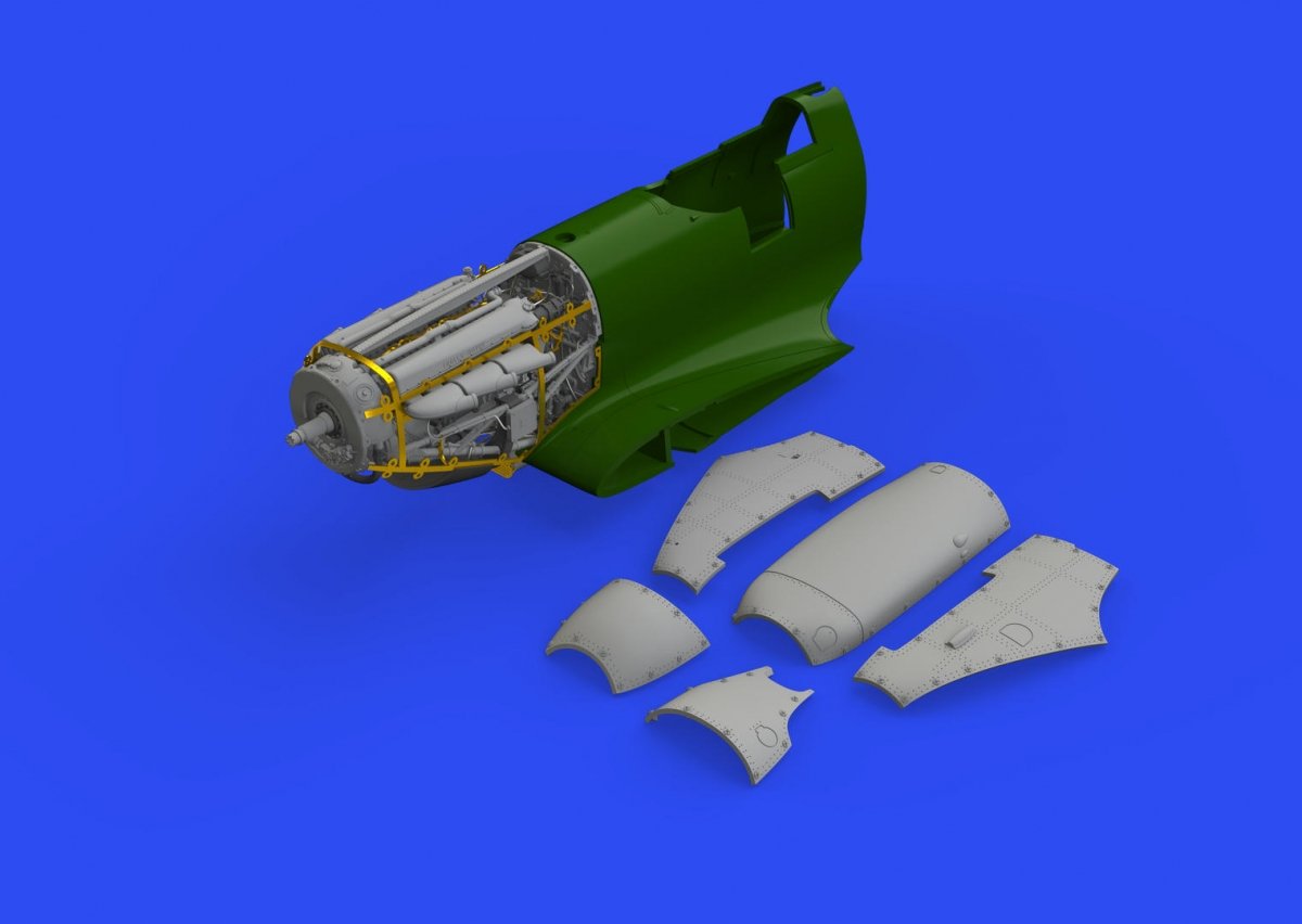 Eduard 648582 Spitfire Mk. I engine for Eduard 1/48 – zdjęcie 3