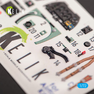 KELIK K72050 SPITFIRE F.MK.22 - INTERIOR 3D DECALS FOR AIRFIX KIT 1/72 – image 3