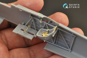 Quinta Studio QD48274 He 51B 3D-Printed &amp;amp; colored Interior on decal paper (Roden) 1/48 – image 8