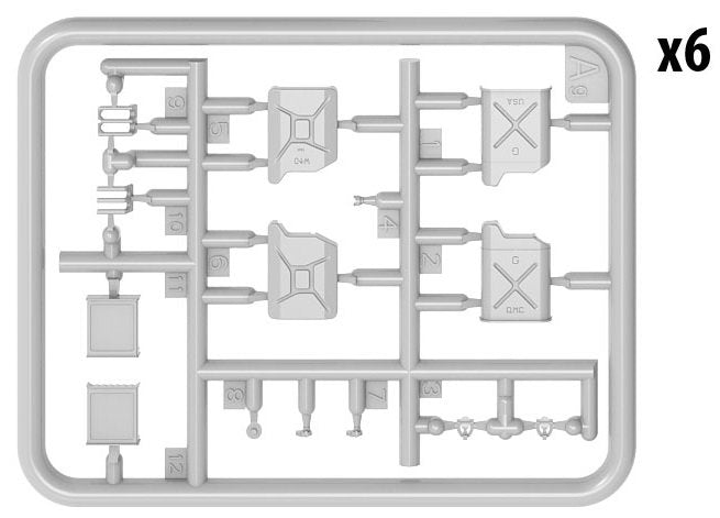 MiniArt 35587 ALLIES JERRY CANS SET WWII 1/35 – image 6