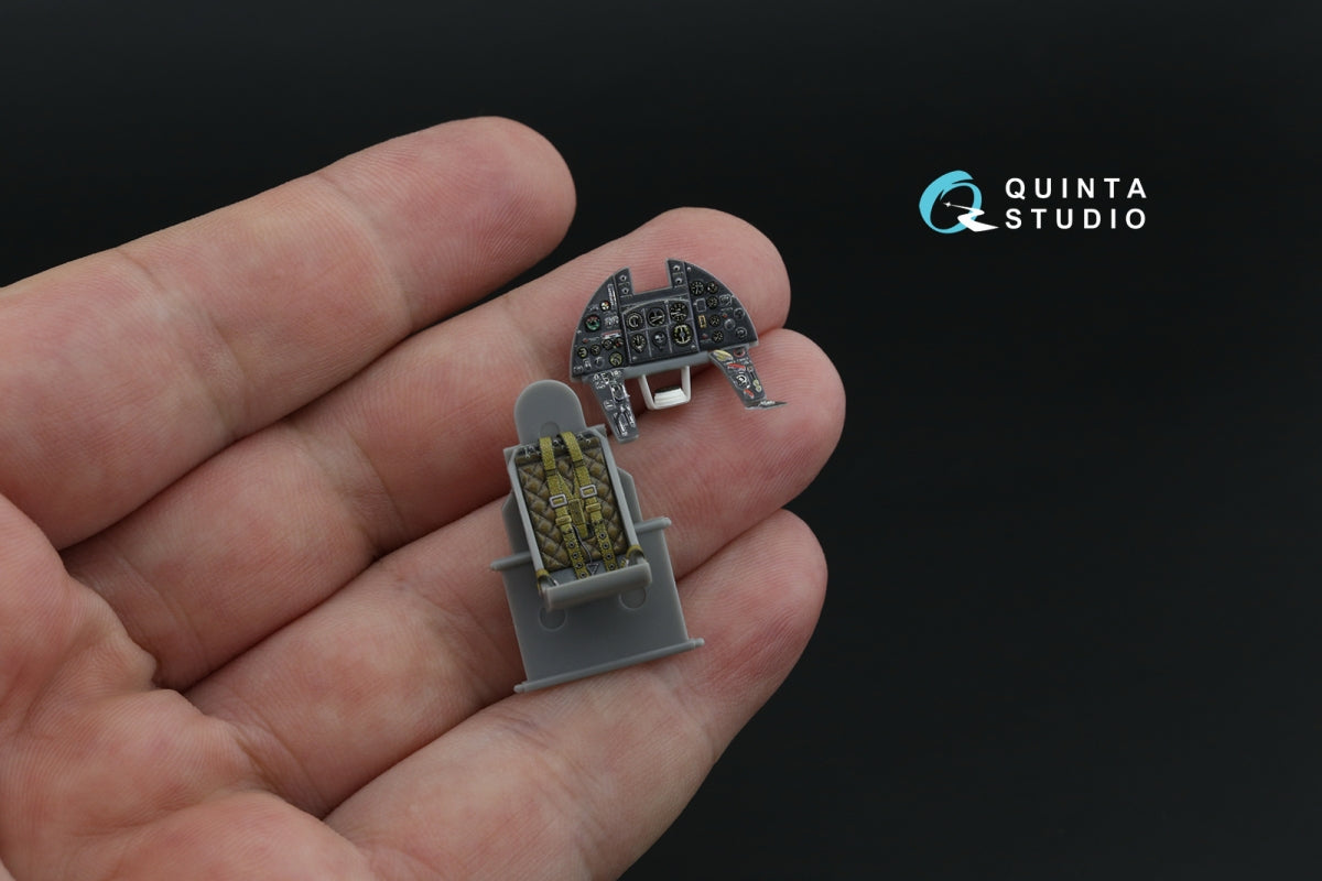 Quinta Studio QD48503 Typhoon Mk.Ib late 3D-Printed &amp;amp; colored Interior on decal paper (Hasegawa/Italeri) 1/48 – imagen 8