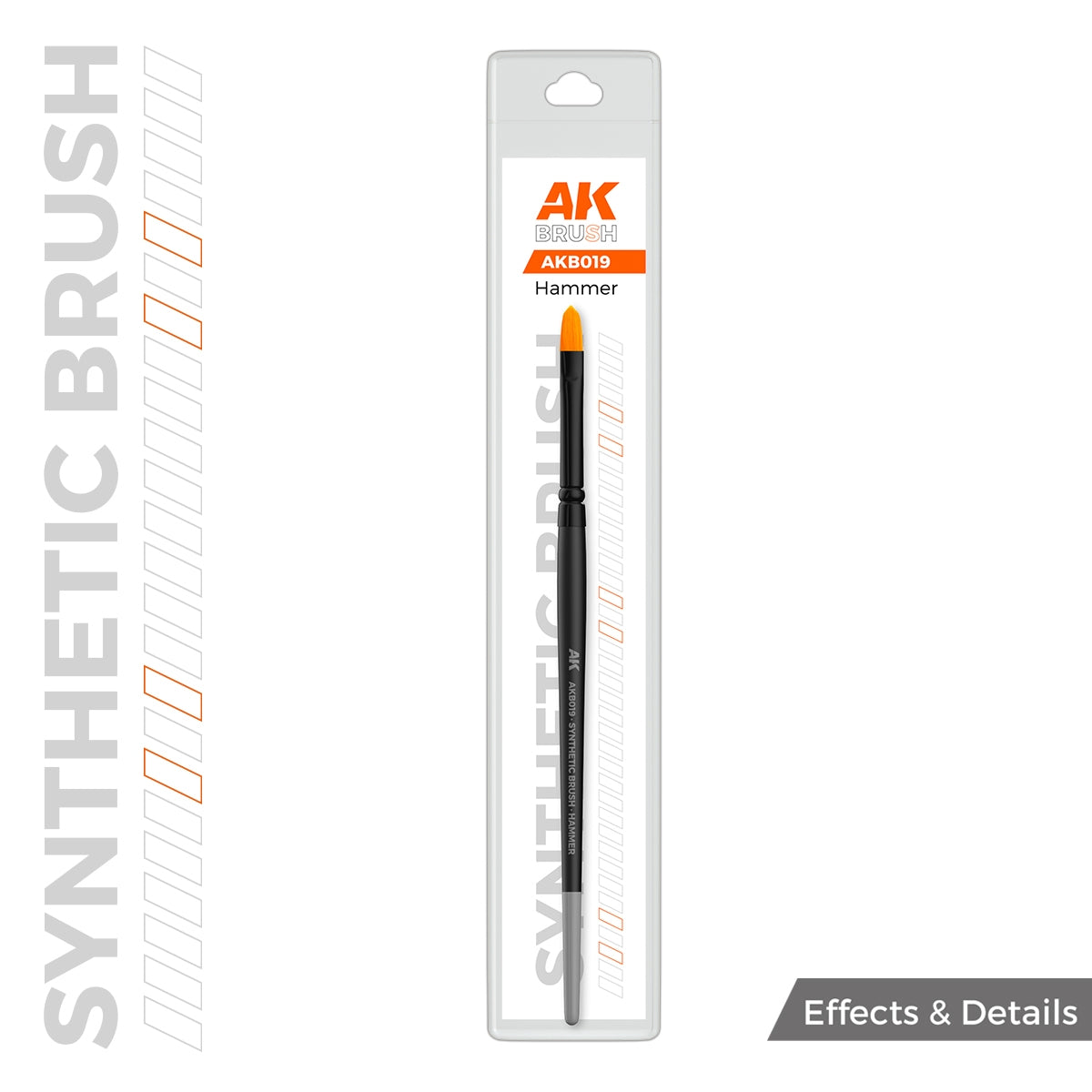 AK Interactive AKB019 AK BROSSE SYNTHÉTIQUE – MARTEAU – image 2