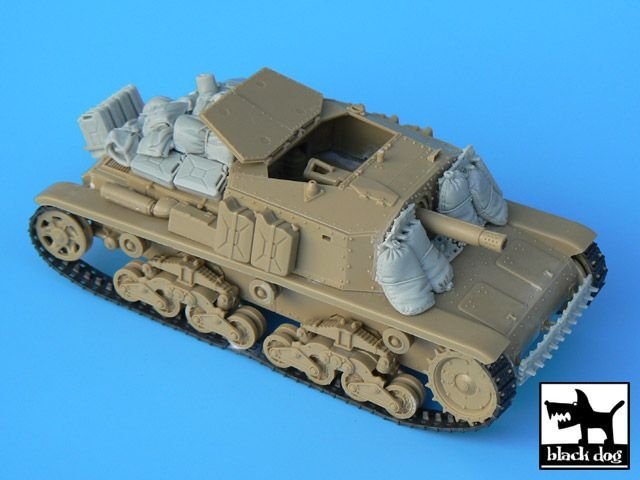 Black Dog T35004 Semovente M40-75/18 accessories set for Tamiya kits 1/35 – obrázek 4