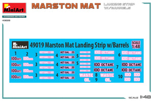 MiniArt 49019 MARSTON MAT LANDING STRIP w/BARRELS 1/48 – Bild 2