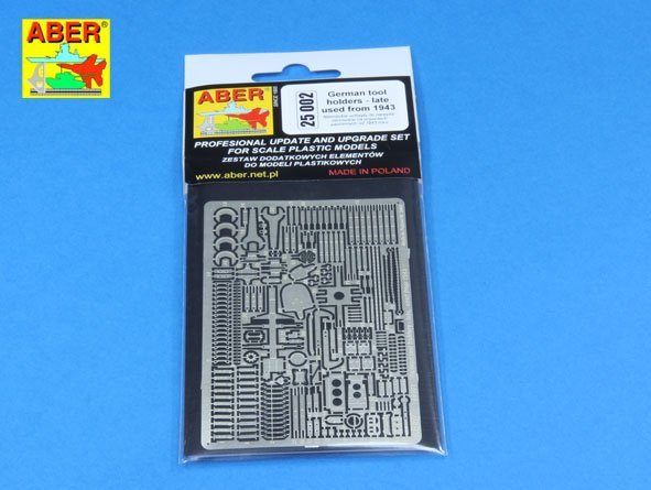 Aber 25002 German tool holders - late used from 1943 1/25 scale model 1/25 – obrázek 4