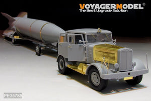 Voyager Model PE35789 WWII Hanomag SS100 Military Car w/V2 Rocket Transporter For TAKOM 2110 1/35 – Bild 8