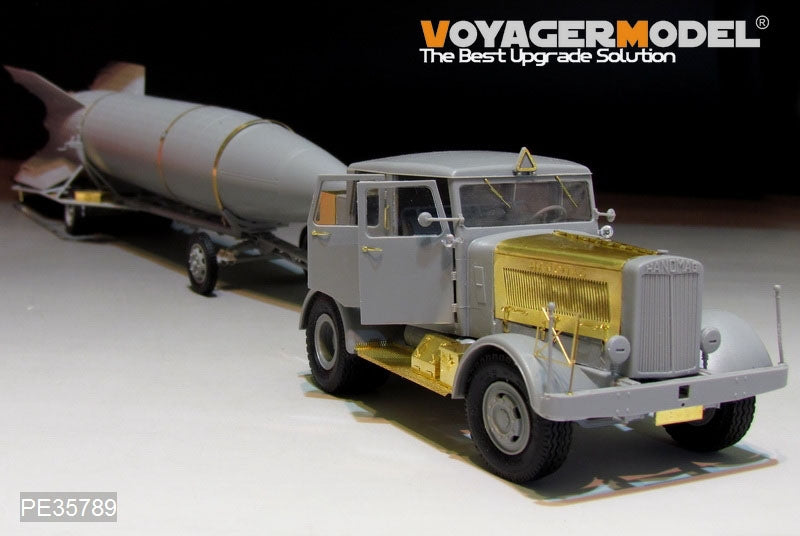 Voyager Model PE35789 WWII Hanomag SS100 Military Car w/V2 Rocket Transporter For TAKOM 2110 1/35 – Bild 8