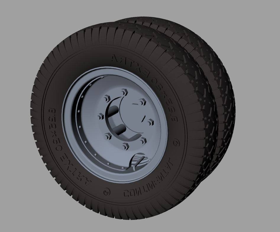 Panzer Art RE35-453 M-35 ADGZ-Daimler road wheels (Continental) 1/35 – image 3