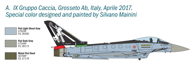 Italeri 1406 EF-2000 100th Anniv. GRUPPI CACCIA 1/72 – image 3