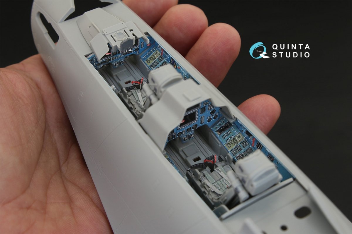 Quinta Studio QD32041 Su-30MKK 3D-Printed &amp;amp; colored Interior on decal paper (for Trumpeter kit) 1/32 – obrázek 8