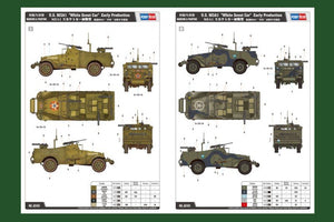 Hobby Boss 82451 US M3A1 White Scout Car Early Production (1/35) – imagen 3