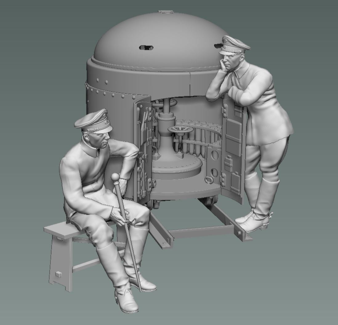 Copper State Models F35-050 Fahrpanzer German Sitting Officer 1/35 – image 5