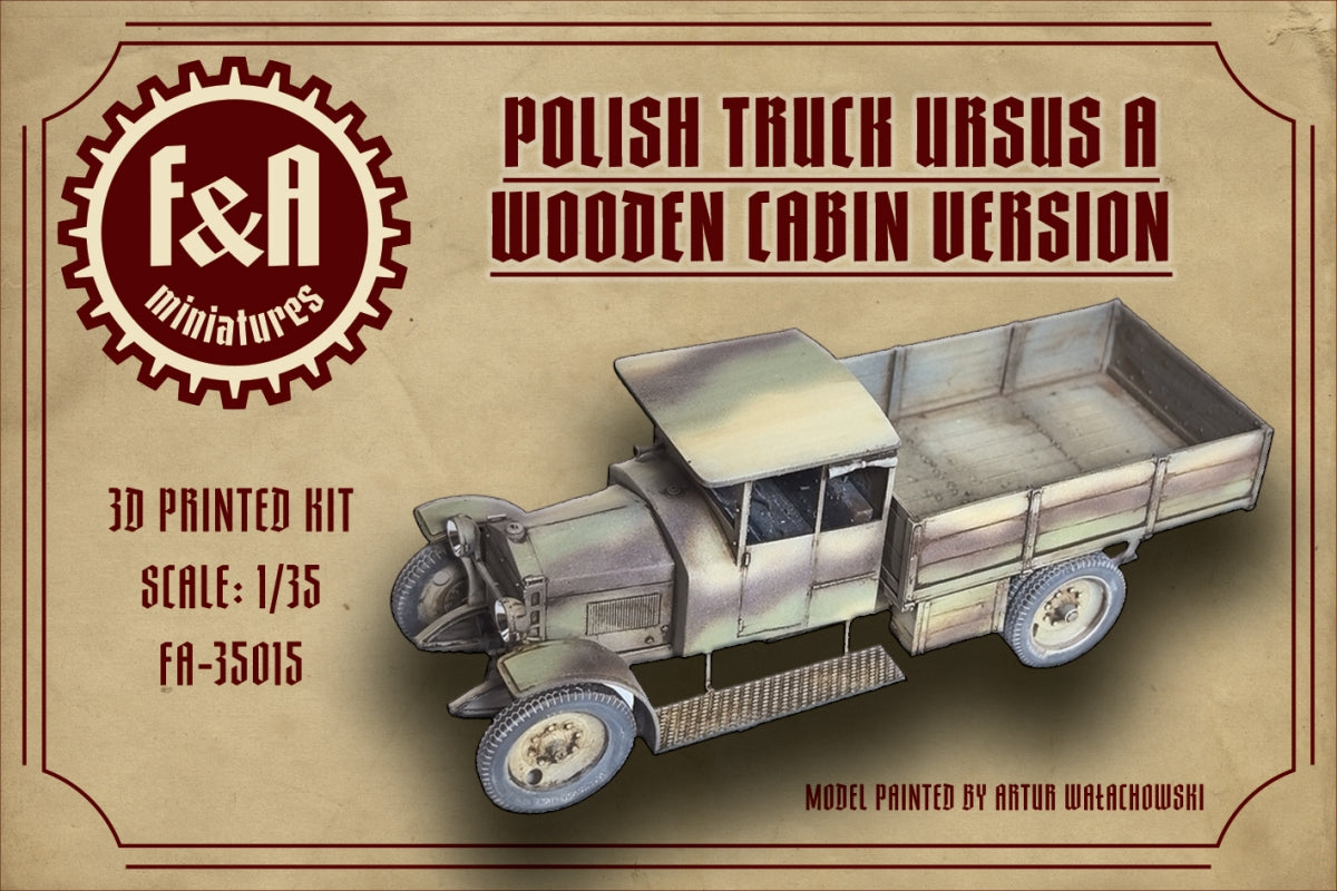 F&amp;amp;A Miniatures FA-35015 Ursus A wooden cabin 1/35