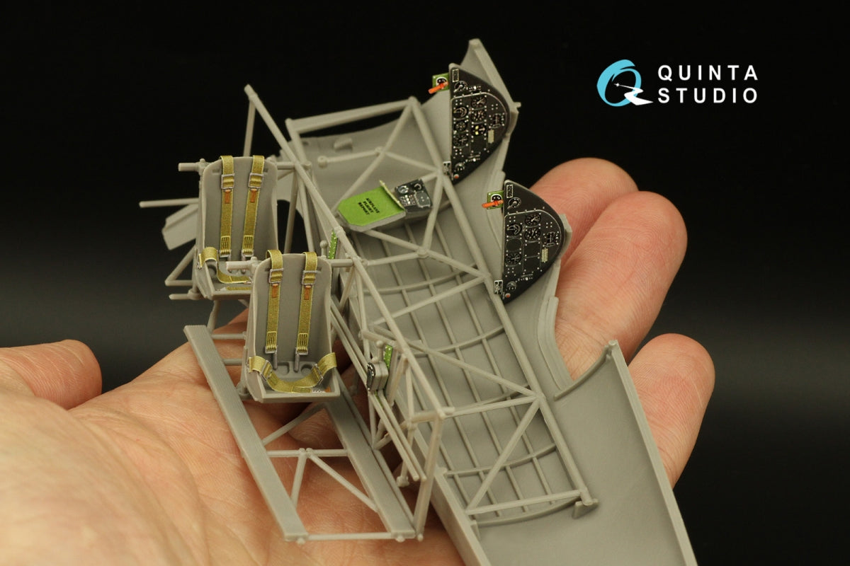 Quinta Studio QD32161 PT-13 Kaydet 3D-Printed &amp;amp; colored Interior on decal paper (Roden) 1/32 – Bild 10