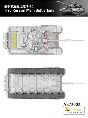 Vespid Models VS720025 T-90 Russian Main Battle Tank 1/72 – image 4