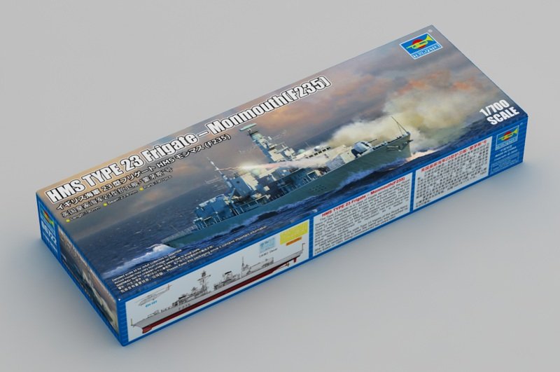 Trumpeter 06722 HMS TYPE 23 Frigate – Monmouth(F235) 1/700 – image 2
