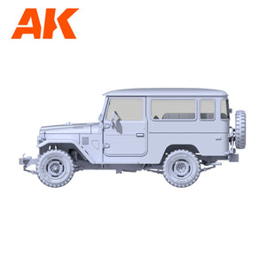 AK Interactive AK35001 FJ43 SUV AVEC TOIT RIGIDE 1/35 – image 8