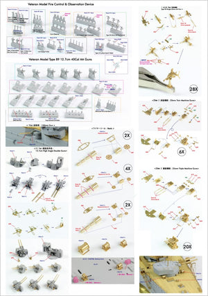 Pontos 35020F1 IJN Congo 1944 Detail Up Set 1/350 – image 13