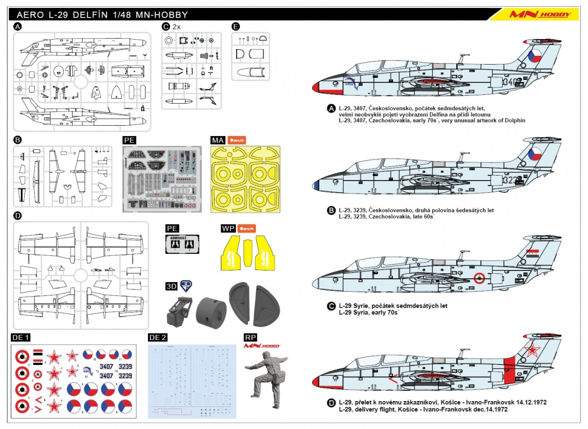 MN Hobby 48MN003 L-29 Delfín 1/48