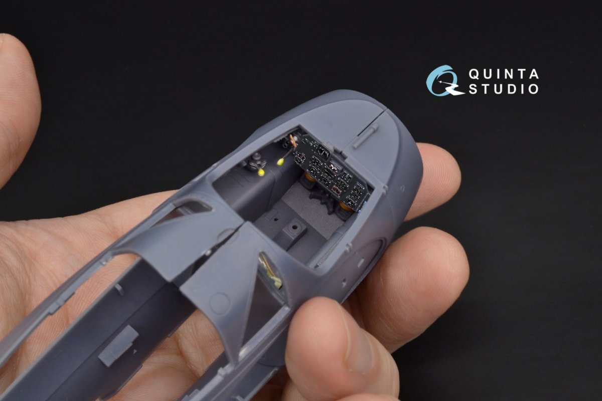Quinta Studio QD32017 Me 163B 3D-Printed &amp;amp; coloured Interior on decal paper (for Meng kit) 1/32 – zdjęcie 3
