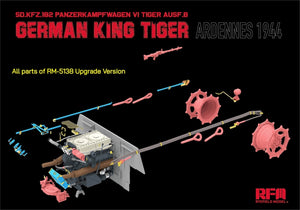 Rye Field Model 5138 German King Tiger Pz.Kpfw. VI Ausf. B Ardennes 1944 Upgrade Version 1/35 – image 4