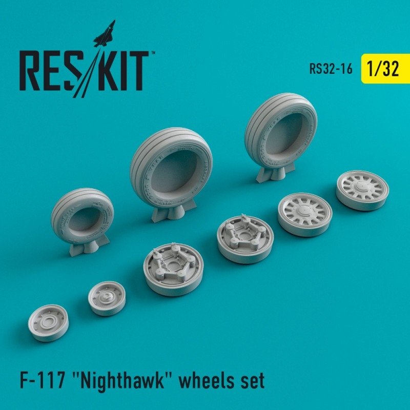 RESKIT RS32-0016 F-117 "Nighthawk" wheels set 1/32