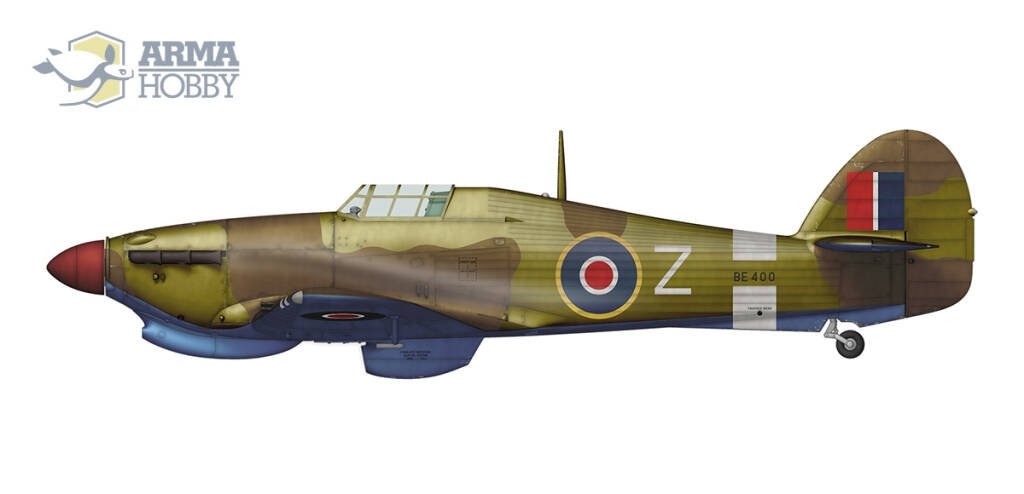 Arma Hobby 70044 Hurricane Mk II B Trop Model Kit 1/72 – obrázek 3