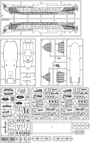 Pontos 25001R1 SOYA Antarctica Observation Ship 3rd. Corps 1/250 – zdjęcie 10