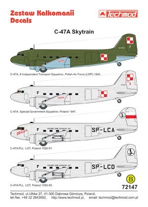 Techmod 72147 - C-47A Skytrain 1/72 – zdjęcie 2