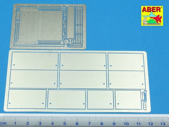 Aber 35148 German screens for captured T-34/76 tank (1/35) – image 2