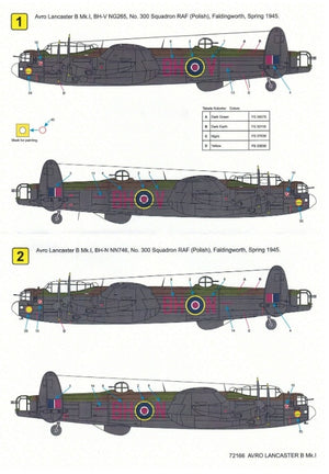 Techmod 72166 Avro Lancaster B Mk. I 1/72 – obrázek 3