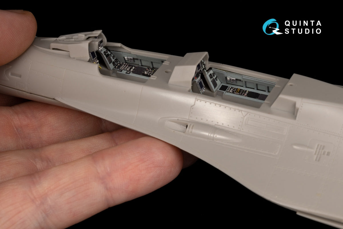Quinta Studio QD48059 Mitsubishi F-2B 3D-Printed colored Interior on decal paper (Hasegawa) 1/48 – image 10