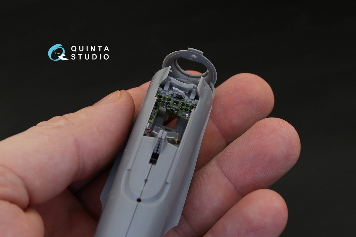 Quinta Studio QD48123 A6M3 3D-Printed &amp;amp; colored Interior on decal paper (for Tamiya kit) 1/48 – Bild 3
